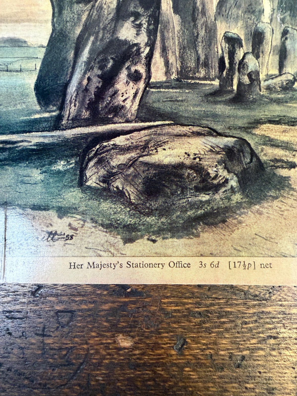 Stonehenge and Avebury and Neighbouring Monuments by R. J. C. Atkinson | 1959 Illustrated Guide with Postcards