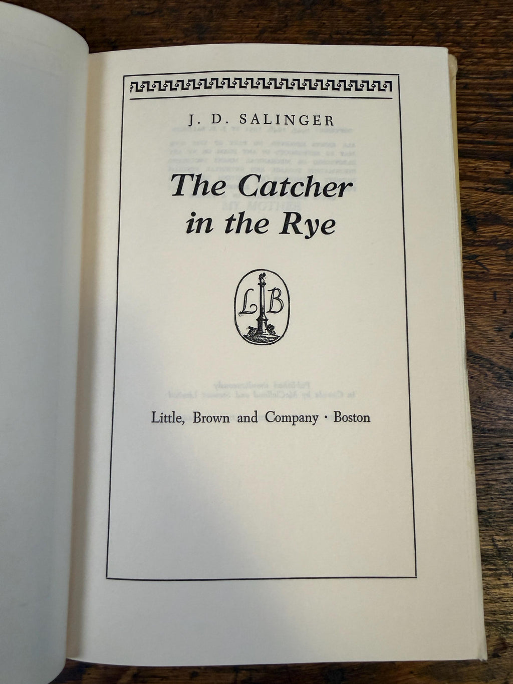 The Catcher in the Rye by J. D. Salinger | 1945 Hardcover
