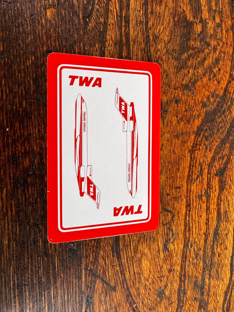 TWA Themed Vintage Playing Cards