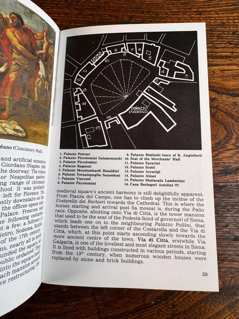 New Practical Guide of Siena The Contrade and The Palio by Piero Torriti | 1988 Paperback