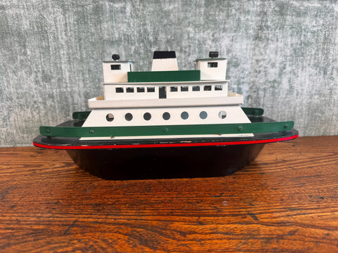 Case & Co. Metal and Wood Model Boat "Quinault"