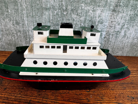 Case & Co. Metal and Wood Model Boat "Quinault"