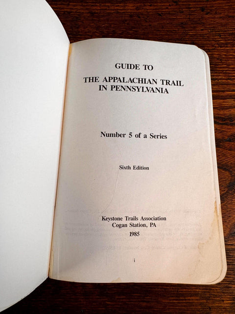 Lot of 4 Appalachian Trail Guide Books