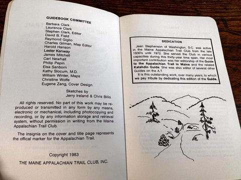 Lot of 4 Appalachian Trail Guide Books
