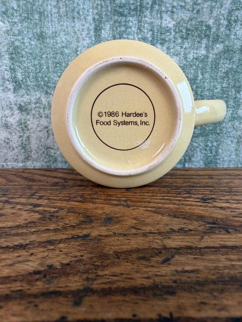 Rise and Shine Homemade Biscuits Coffee Mug by Hardee's, 1986