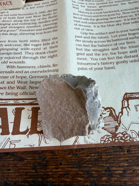 Authentic Berlin Wall Fragments with Certificate of Origin and History