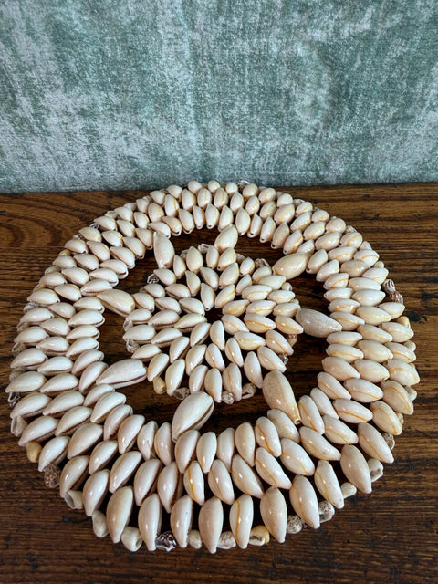 Vintage Handmade Cowrie Decorative Mat