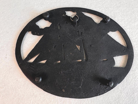 1983 Metal Trivet with Sailboat Design