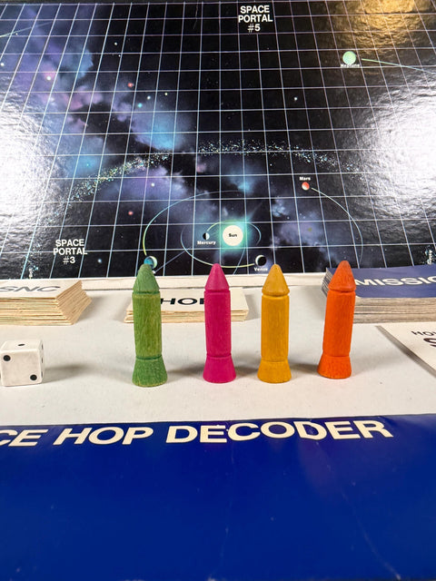 Space Hop: A Game of the Planets Vintage Board Game