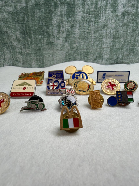 Collection of Various Commemorative and Event Pins