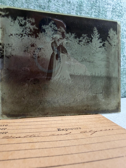 1905 Vintage Glass Plate Negative
