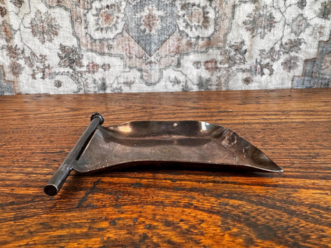 Small Metal Flag Shaped Dish