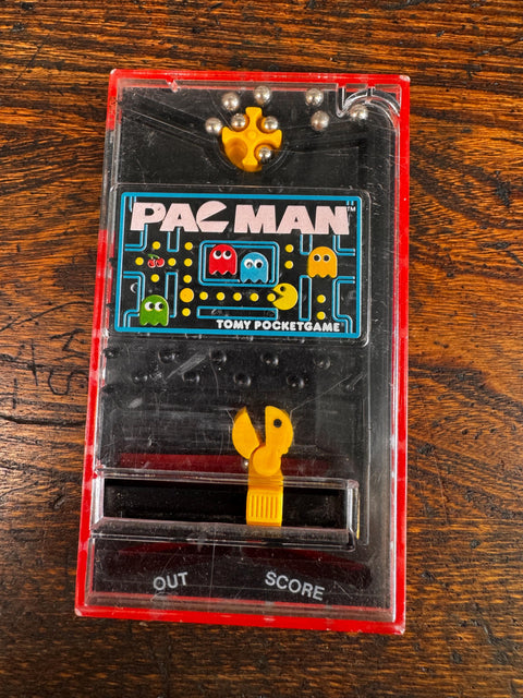 PacMan Pocket Game by Tomy - Classic Handheld Maze Game