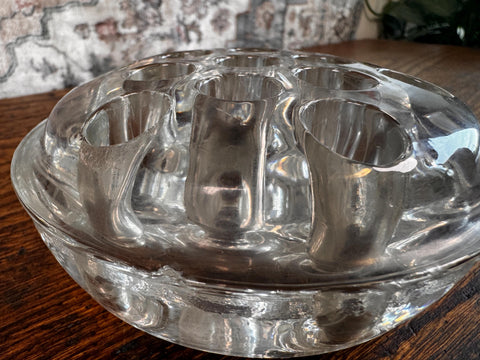 Clear Glass Flower Frog for Floral Arrangements