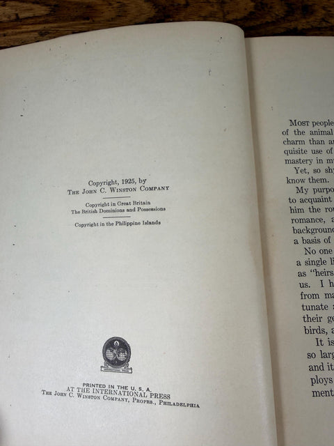 Our Bird Friends and Foes by William Atherton DuPuy | 1925 Illustrated Bird Book