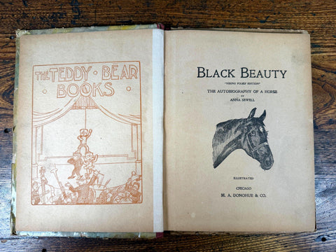 Black Beauty by Anna Sewell | 1910-1913 Hardback Young Folks' Edition