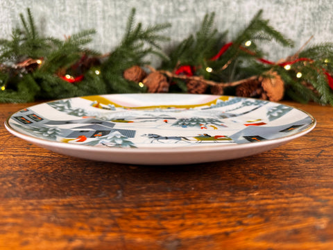 Home for Christmas Decorative Plate 1982 by Betsey Bates