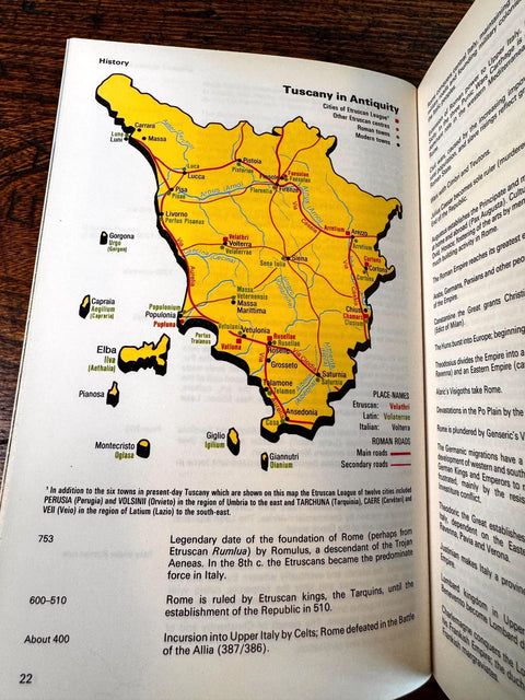 Baedekers Tuscany by Jarrold and Sons Ltd | 1985 Paperback Travel Guide