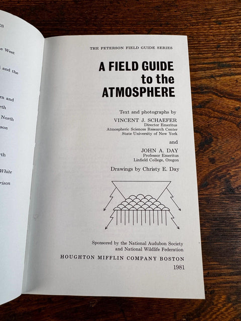 A Field Guide to the Atmosphere by Vincent J. Schaefer & John A. Day | 1981 Paperback