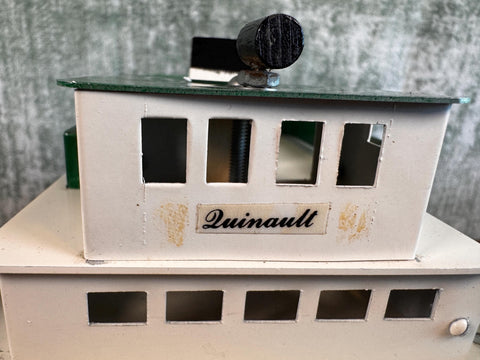 Case & Co. Metal and Wood Model Boat "Quinault"