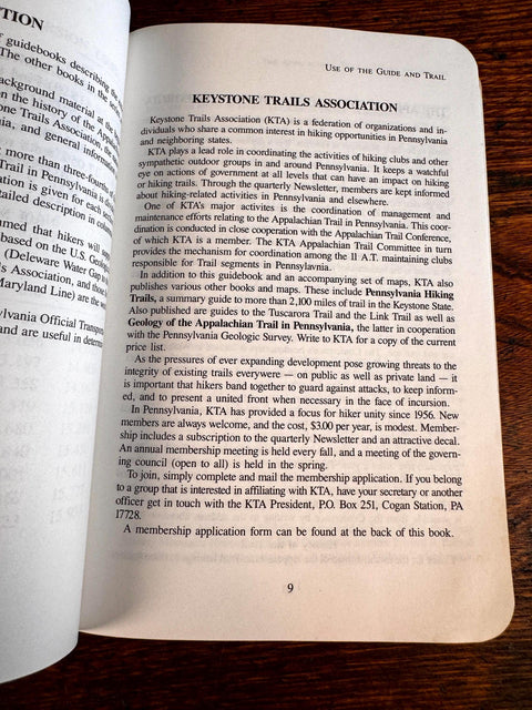 Lot of 4 Appalachian Trail Guide Books