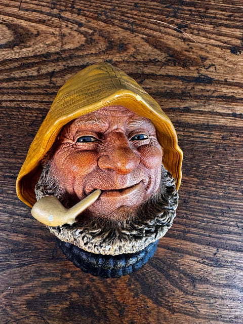 Fisherman Wall Hanging Plaque with Pipe - Nautical Decor