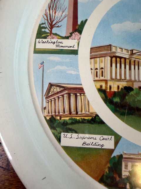 Greetings from Washington D.C. Souvenir Decorative Plate