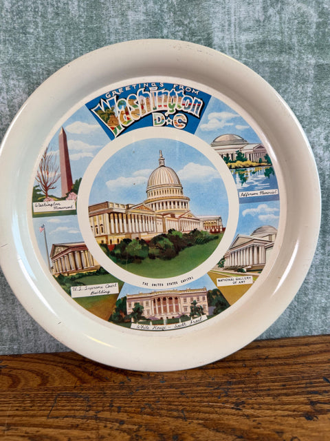 Greetings from Washington D.C. Souvenir Decorative Plate