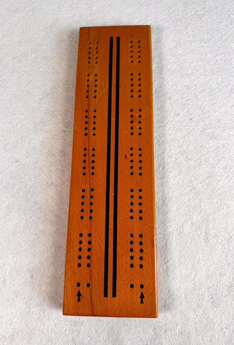 Classic Wooden Cribbage Board for Timeless Card Game