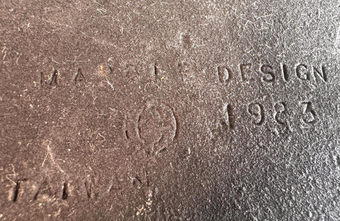 1983 Metal Trivet with Sailboat Design