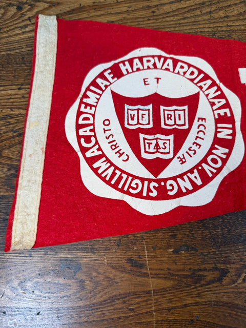 Harvard University Felt Pennant with Classic Seal