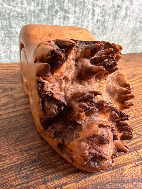 Vintage Fred & Marilyn Buss Maple Burl Puzzle Box