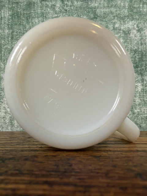 Pair of Vintage Batman Milk Glass Mugs by Anchor Hocking Fire-King & Westinghouse