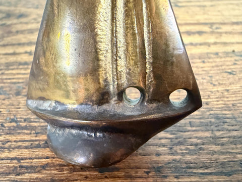 Small Metal Sailboat Figurine with Vintage Charm