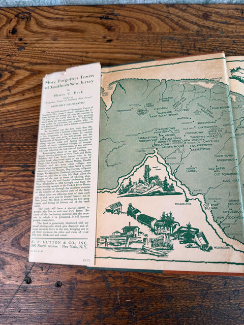 More Forgotten Towns of Southern New Jersey by Henry C. Beck | 1937 Hardback