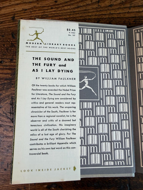 The Sound and the Fury and As I Lay Dying by William Faulkner | 1946 Hardback
