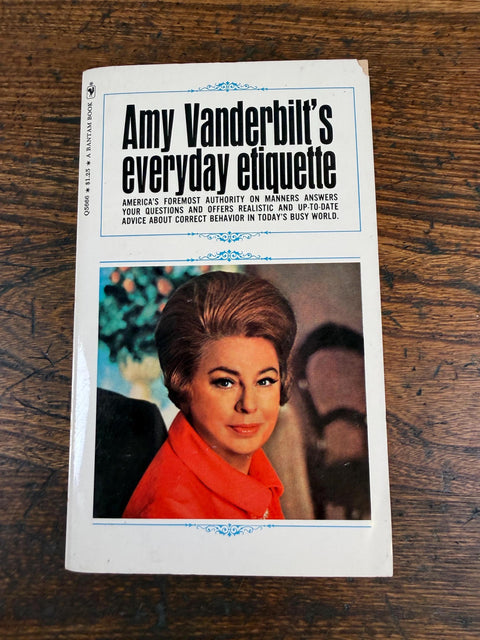 Amy Vanderbilt’s Everyday Etiquette by Amy Vanderbilt | 1970 Paperback, Drawings by Andy Warhol