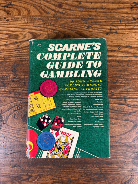 Scarne's Complete Guide to Gambling by John Scarne | 1961 Hardback