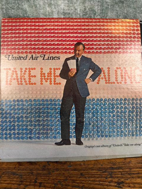 United Air Lines "Take Me Along" Original Cast Album Vinyl Record