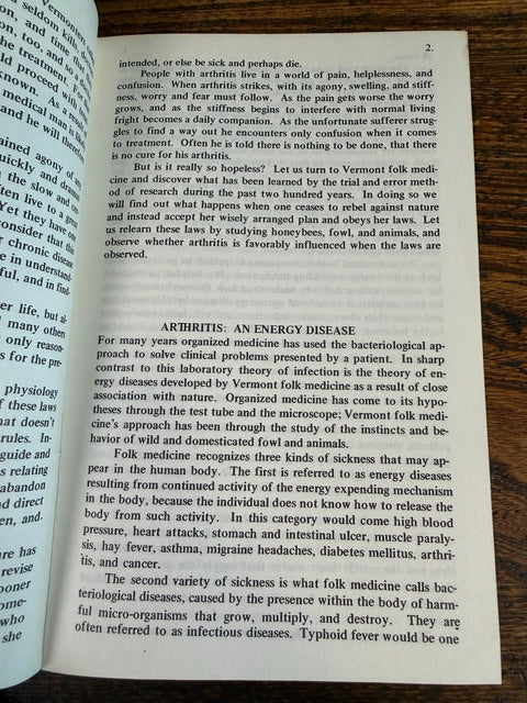 Folk Medicine: A Vermont Doctor's Guide to Good Health by D.C. Jarvis, M.D., 1958