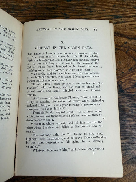 Ivanhoe by Sir Walter Scott | 1926 Hardback Abridged Edition