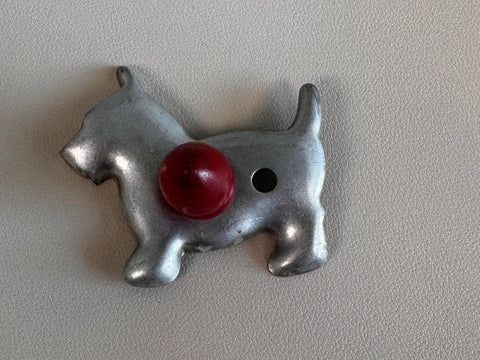 Set of 4 Vintage Aluminum Cookie Cutters with Handles