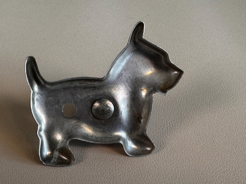 Set of 4 Vintage Aluminum Cookie Cutters with Handles