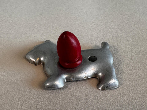 Set of 4 Vintage Aluminum Cookie Cutters with Handles
