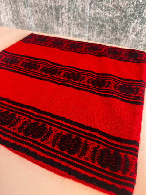 Vintage Marianne Wendt Chilean Woven Pillow Cover 12x12