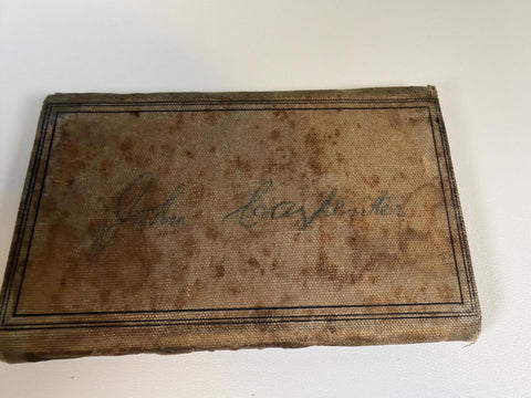 Weekly Time Book 1878