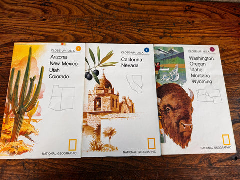 Close-Up U.S.A. Box Set by National Geographic Society, 1978 Travel Souvenirs