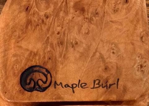 Vintage Fred & Marilyn Buss Maple Burl Puzzle Box