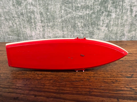 Handcrafted Wooden Model Sailboat Nautical Decor