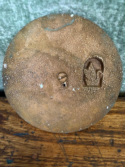 Small Metal Sundial with Roman Numerals
